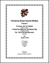 Christmas Brass Quintet Medley Volume I P.O.D. cover